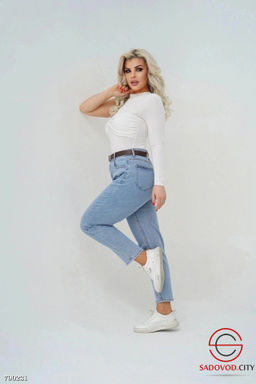 Женские костюмные джинсы MOM - Bruno фото 5