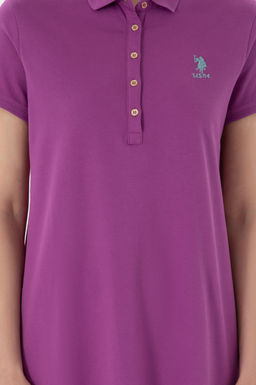 Женщина -фиолетовое вязаное платье скидка в корзине - U.s. polo assn фото 5