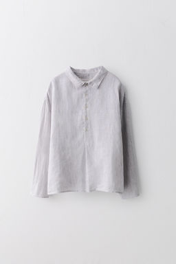 6-10 A?OS/ CAMISA RAYAS 100% LINO LIMITED EDITION / rayas - Zara фото 8