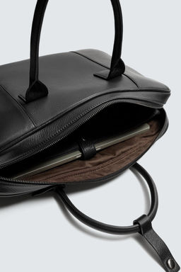 LEATHER BRIEFCASE - Zara фото 9