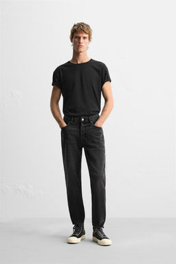 SLIM CROPPED-FIT JEANS - Zara фото 2