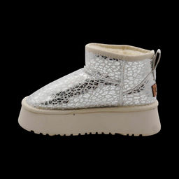 Сапоги L158 серебро