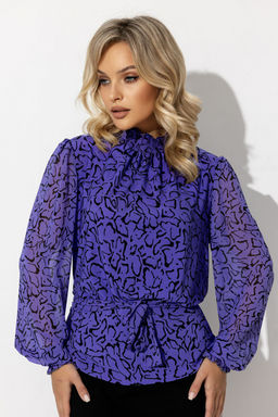 Блузка женская 3187/05/Сиреневый - Rise фото 5