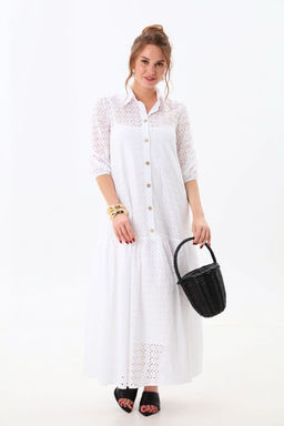 Платье NIKVA н800-6 молоко