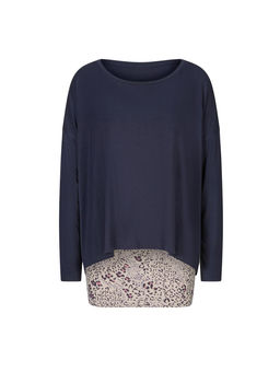 Комплект из двух блуз, синяя-розовая-пестрая - Heine фото 2