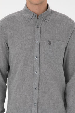 Erkek Gri Uzun Kollu G_mlek - U.s. polo assn фото 6