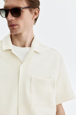 Camisa resort gofrada Relaxed Fit - H&m фото 4