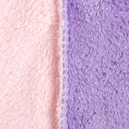 Чалма для сушки волос Этель Двухцветная, цв.розовый/фиолетовый, 65*25 см, 100% п/э  фото 5