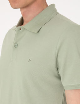 Ye_il Slim Fit Basic Ti__rt