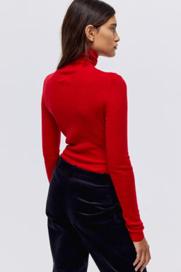 Jersey de cuello alto en mezcla de cachemira - H&m фото 6