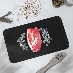 Противень для разморозки продуктов Доляна, 35.5×20.5 см, цвет чёрный