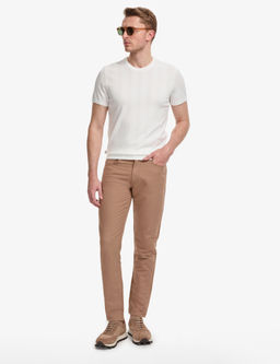 Vizon Slim Fit Keten Kar___ml_ Kanvas Pantolon