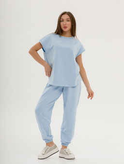 футер 2хнитка, самое высокое качество пенье, 95% хлопок, 5% лайкра Костюм - Knitka wear фото 2