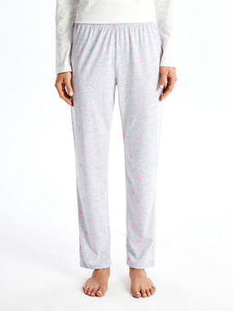 Beli Lastikli Puantiyeli Kad?n Pijama Alt