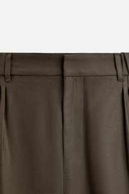 PLEATED JOGGER WAIST TROUSERS - Zara фото 9