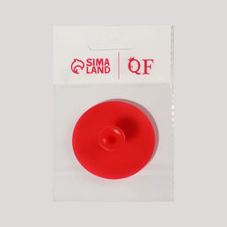 Щётка для умывания «Круг», силиконовая, на присоске, d=5.5 см, МИКС