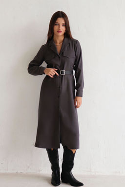 Платье-рубашка с английским воротником - Martichelli фото 181