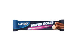 BabyFox, трубочки Wafer Rolls с молочной начинкой, 16 г (упаковка 26 шт)
