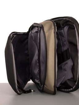 LACCOMA рюкзак LT2006-хаки полиэстр+эко кожа полиэстр