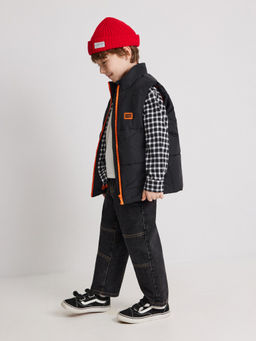ACOOLA / Жилет (утепленный) детский для мальчиков Macer черный  фото 7