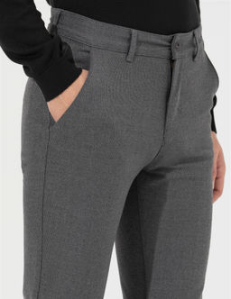 Gri Slim Fit Kanvas Pantolon - Pierre cardin фото 5