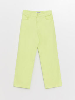 Basic Geni? Pa?a Gabardin K?z ?ocuk Pantolon