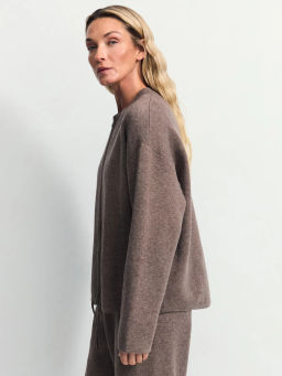 Оверсайз джемпер на молнии / Zarina фото 5