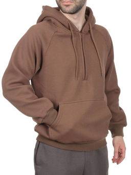 E21 DK. BROWN Худи мужское (90% хлопок, 10% полиэстер)