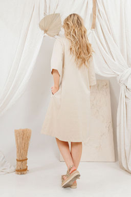 Платье AMORI 9696 бежевый  фото 2