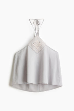 Top halter de algod?n