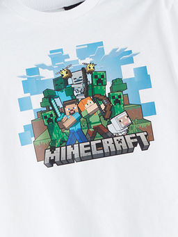Minecraft Bask?l? Erkek ?ocuk Ti??rt