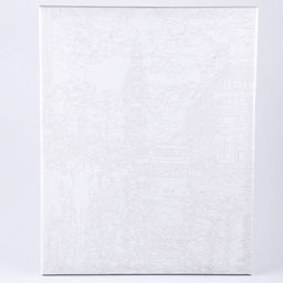 Картина по номерам на холсте с подрамником «Дождливая улица» 40×50 см