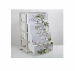 Комод широкий "Орхидеи" 4-х секц. М2638