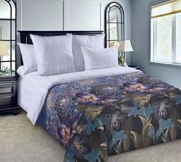 Постельное белье - Перкаль Призрачные тени Семейный (молния)