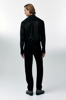 Camisa con cuello fular Regular Fit - H&m фото 4