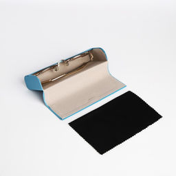 Футляр для очков 15.5 х 6 х 3 см, хлопушка, цвет голубой - Simaland фото 5