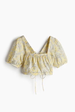 Blusa de algod?n con lazada - H&m фото 3