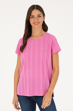 U. S. Polo Assn / Женская фиолетовая футболка