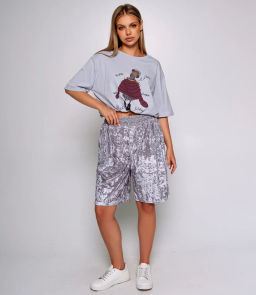 Шорты #КТ301 (17), серый