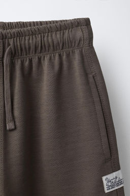 PANTAL?N FELPA STRAIGHT INTERLOCK / Marr?n - Zara фото 4