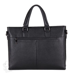 Портфель мужской кожаный 8815-4H black Heanbag/20(дефект) в Новосибирске