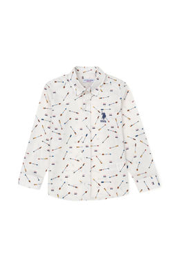 Рубашка Stone с длинным рукавом для мальчика - U.s. polo assn фото 6