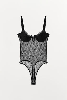 COMBINED LACE BODYSUIT - Zara фото 4