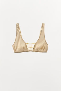 MESH SATIN BRALETTE - Zara фото 4