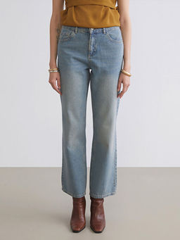 Wideleg Kad?n Jean Pantolon