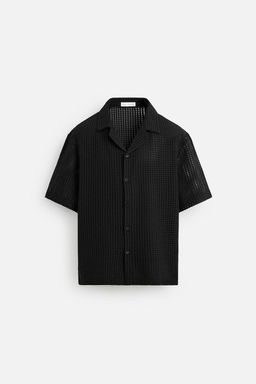 OPEN JACQUARD SHIRT - Zara фото 2
