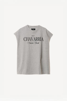 CAMISETA TANK OVERSIZE FIT WILLY CHAVARRIA X ZARA / Gris vigor?  фото 3