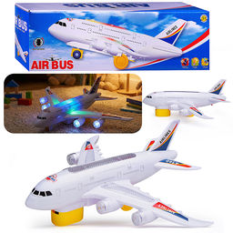 Самолет "Пассажирский самолет" на батарейках, в коробке