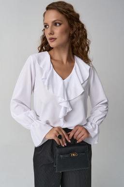 Блузка Мишель (белый) - Эльза фото 13