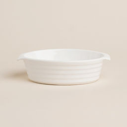 Форма для выпечки из жаропрочной керамики SL Home «Санторини», 300 мл, 16×9.7×4.5 см, цвет белый